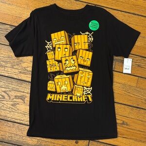 NWT Minecraft Glow In The Dark Shirt (Kids Size L) Mojang Brand